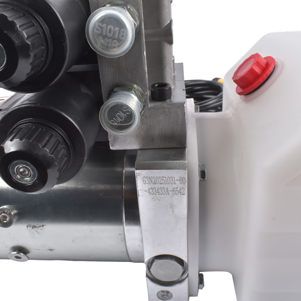 液压泵 Hydraulic Power Unit 8 Quart Double-Acting Hydraulic Pump 12V DC 1.6KW 3200 PSI for Dump Trailer, Car Lifts-11