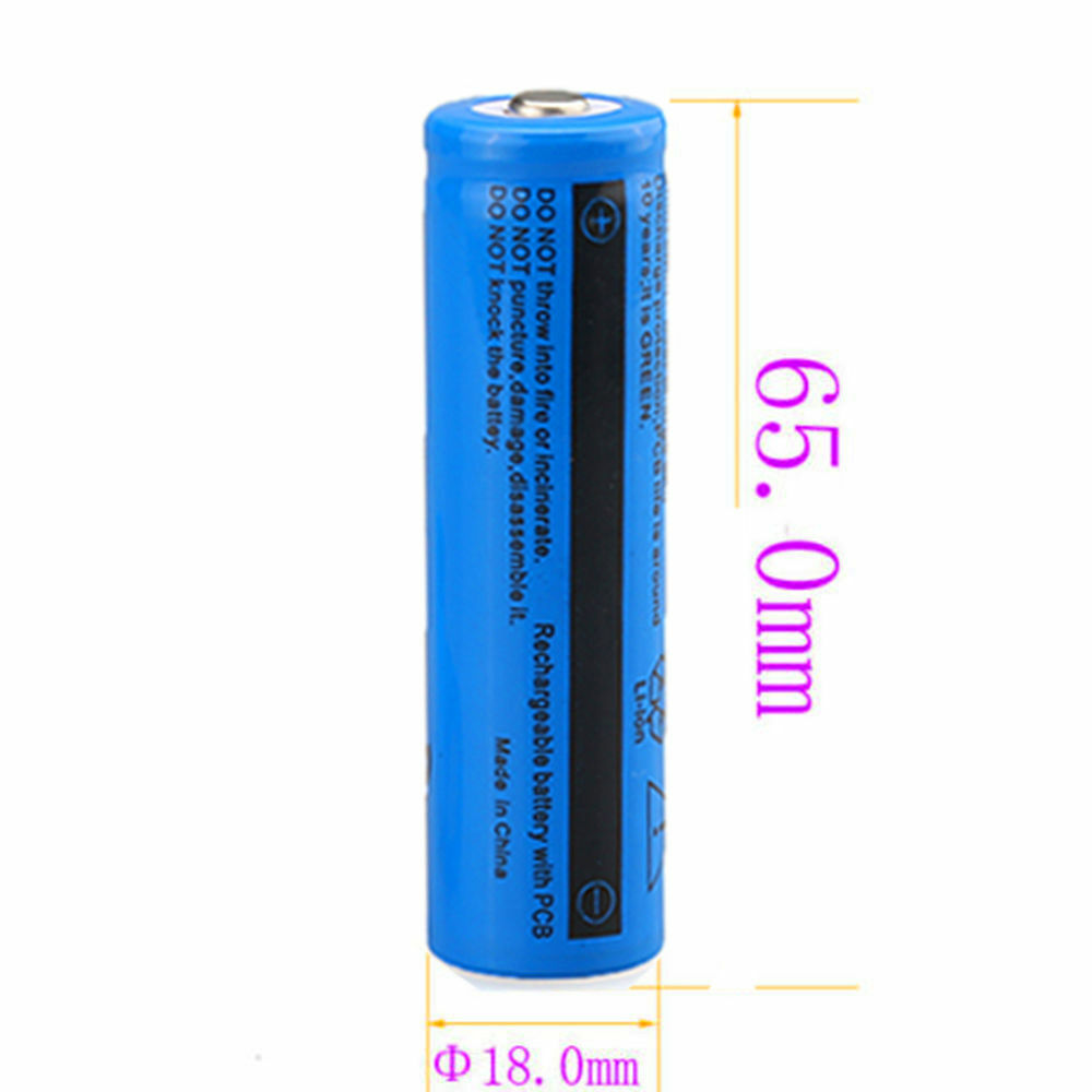 Rechargeable 18650 Battery Set With Dual Usb Battery Charger_voghion.com