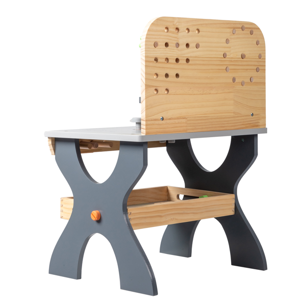 木质 时钟工具台 木质过家家套装-9