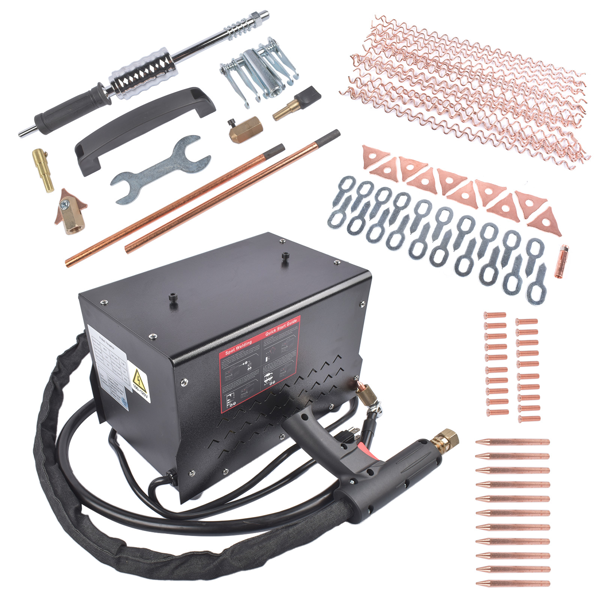修复机 Spot Welder Dent Puller Machine Car Body Stud Dent Repair Kit 110V 3500W 6 Welding Modes-3