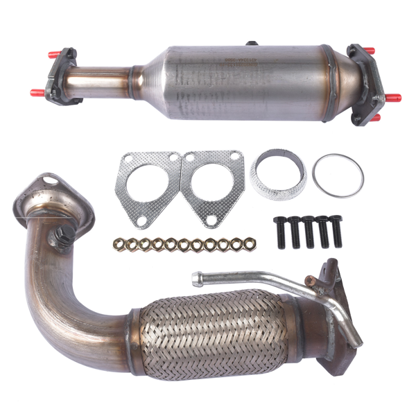 三元催化器 Stainless Steel Front Flex Pipe & Catalytic Converter Replacement for Honda Accord 2.4L 2003-2007 6H28826-6