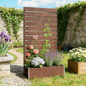 高架花园床/木制花盆 /木材种植箱