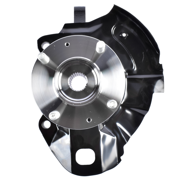 转向节总成 Front Left Steering Knuckle Fits for Hyundai Elantra Hatchback Sedan 2.0L L4 2001-2006 Black 1Pc-6