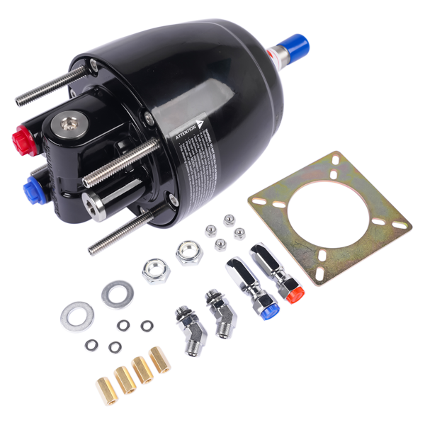液压转向舵 HH4314-3 Front Mount Helm 1.4Cu Hydraulic Outboard Steering Pump Fit for Standard Marine w/ Mounting Plate-10
