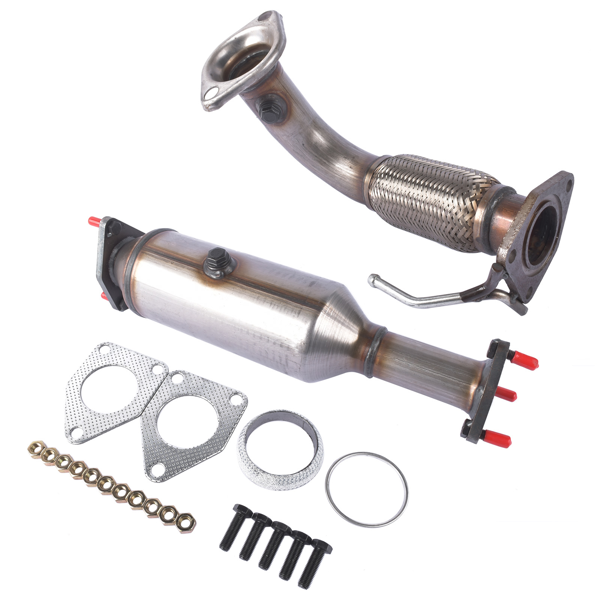三元催化器 Stainless Steel Front Flex Pipe & Catalytic Converter Replacement for Honda Accord 2.4L 2003-2007 6H28826-5