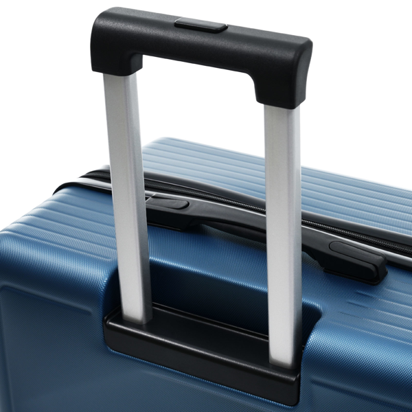 三件套行李箱，轻便耐用的ABS材质，配备万向轮和TSA海关锁，包含登机箱和托运行李箱（20英寸/24英寸/28英寸）-19