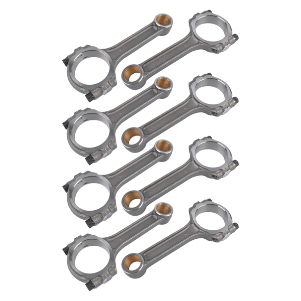 连杆 I Beam 6.000" 2.100" .927" Bronze Bush 5140 Connecting Rods Fit for Chevy SBC 350-3