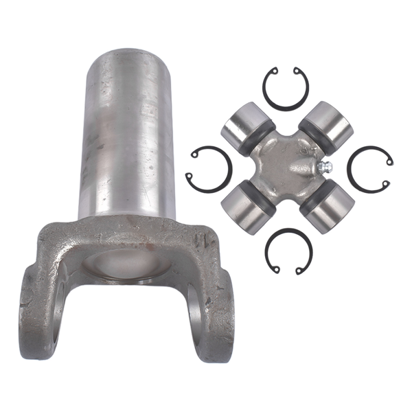 万向节套件 Transmission Slip Yoke 1310 Series w/ U Joint Kit Fit for GM Turbo 350 TH350 700R4 JEEP Cherokee Comanche Wrangler Base, SE, Island, Renegade & Sahara Grand Cherokee Steel-7