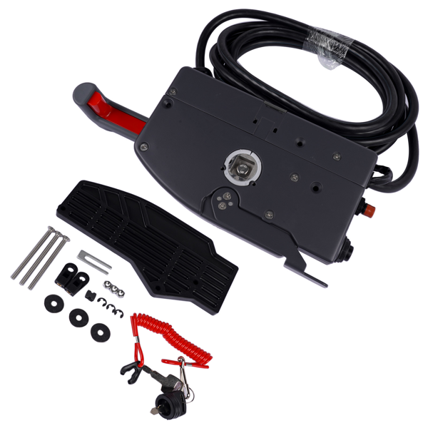 控制盒 Remote Control Box 703-48272-12 Fit for Yamaha Outboard 10 Pin Right Pull Throttle-11