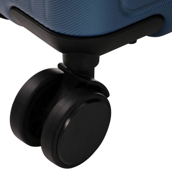 三件套行李箱，轻便耐用的ABS材质，配备万向轮和TSA海关锁，包含登机箱和托运行李箱（20英寸/24英寸/28英寸）-6