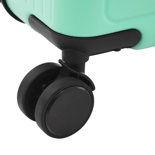 三件套行李箱，轻便耐用的ABS材质，配备万向轮和TSA海关锁，包含登机箱和托运行李箱（20英寸/24英寸/28英寸）-5