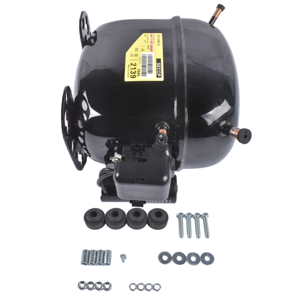 制冷压缩机 SC18MLX 104L2139 Black Refrigeration Compressor R404a R507 220-240V 50Hz 1 Phase for Ice Machines Refrigeration Equipment-4
