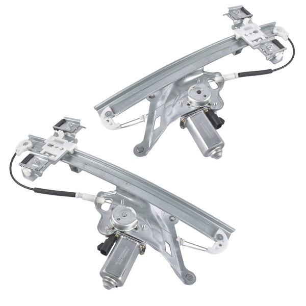 玻璃升降器 Set of 2 Window Regulator Front Left and Right wih Motor Fit For Buick LeSabre Sedan Custom Limited V6 3. 8L 2000-2005 Bolt On Metal/Plastic 15231241 741-762 15231240 741-761-4