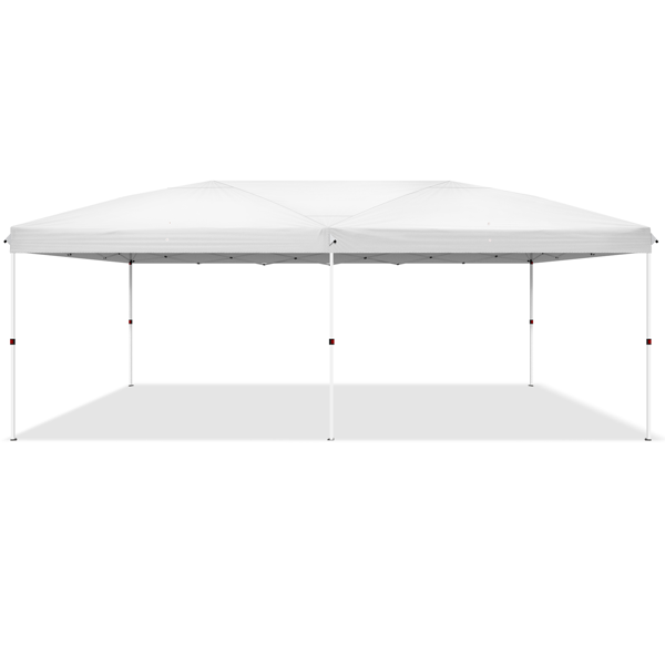 10*20ft  白色  一键撑开6片纱网-2门4纱网 28/22MM脚管 10X20MM交叉杆 折叠棚  210D牛津布  喷塑铁管 配拎包 无沙袋-5