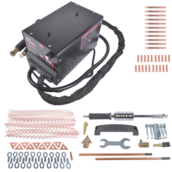 修复机 Spot Welder Dent Puller Machine Car Body Stud Dent Repair Kit 110V 3500W 6 Welding Modes-7