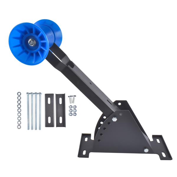 拖车挂接装置 Adjustable Boat Trailer Winch Stand with Blue Roller - Universal Winch Mount Post for 3" to 4" Wide x 4" High Trailer Tongues, Boat Trailer Winch Post/Winch Stand - Without Winch-1