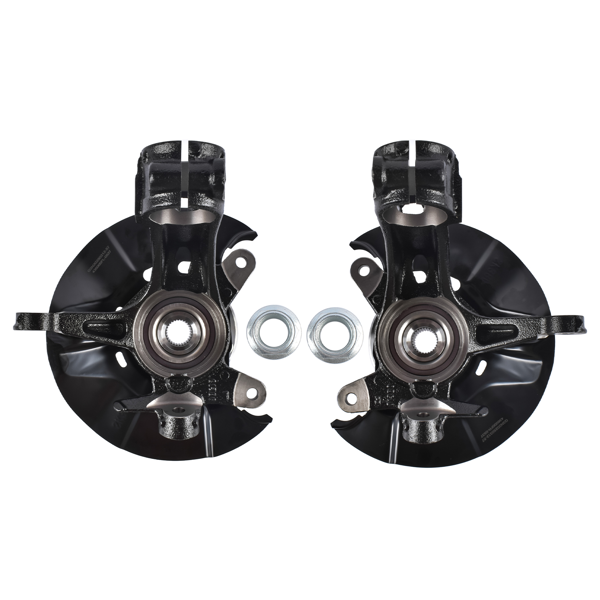 转向节总成 2PCS Front Left & Right Steering Knuckle & Wheel Hub Bearing Assembly Replacement for Honda Civic EX LX EX-L 2017-2020 51216-TET-H00 51211-TET-H00-4
