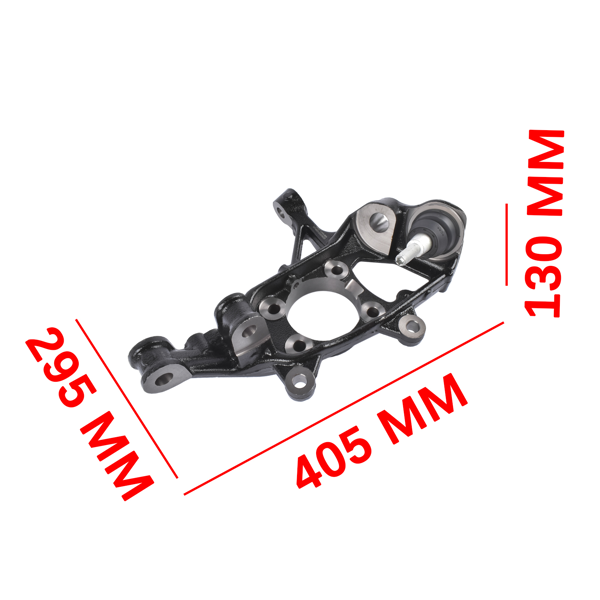 转向节 Front Left Steering Knuckle Replacement for Ford Explorer 2020-2025 L4 2.3L V6 3.0L GAS LB5C3K186BC LB5Z3K186B MEF537-2