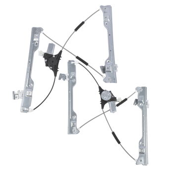 玻璃升降器 2Pcs Front Left and Right Window Regulator with Motor Fit for Nissan Altima Sedan 2.5L L4 3.5L V6 2007-2012