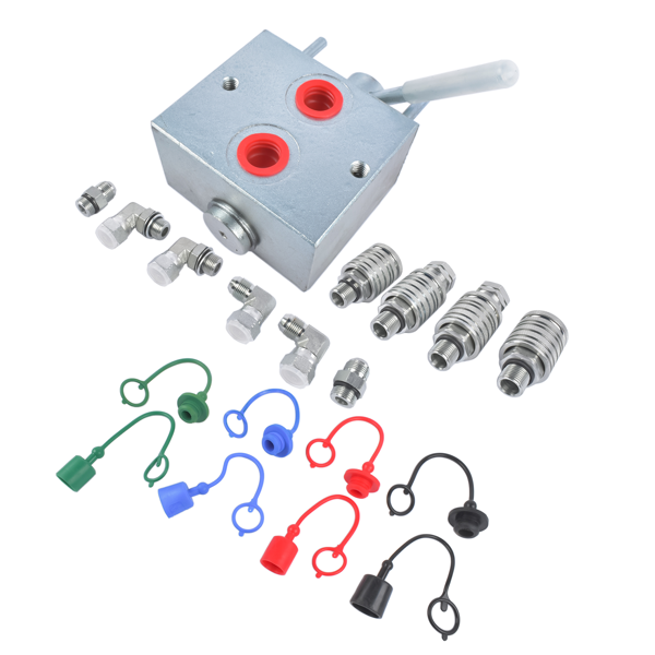 手动液压倍增器 Hydraulic Multiplier Assembly 3 Port 20 GPM 3000 PSI O-Ring Boss NPT Connection-3