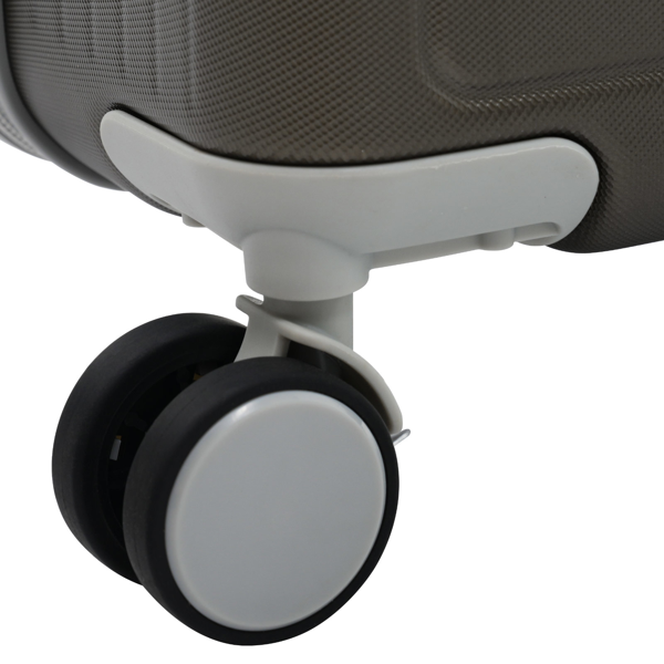 三件套行李箱，轻便耐用的ABS材质，配备万向轮和TSA海关锁，包含登机箱和托运行李箱（20英寸/24英寸/28英寸）-10