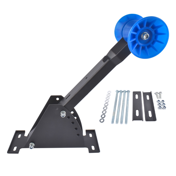 拖车挂接装置 Adjustable Boat Trailer Winch Stand with Blue Roller - Universal Winch Mount Post for 3" to 4" Wide x 4" High Trailer Tongues, Boat Trailer Winch Post/Winch Stand - Without Winch-7
