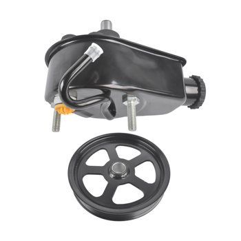 转向助力泵 Power Steering Pump with Pulley Fit for Chevrolet Blazer C1500 C2500 K1500 K2500 Suburban Black