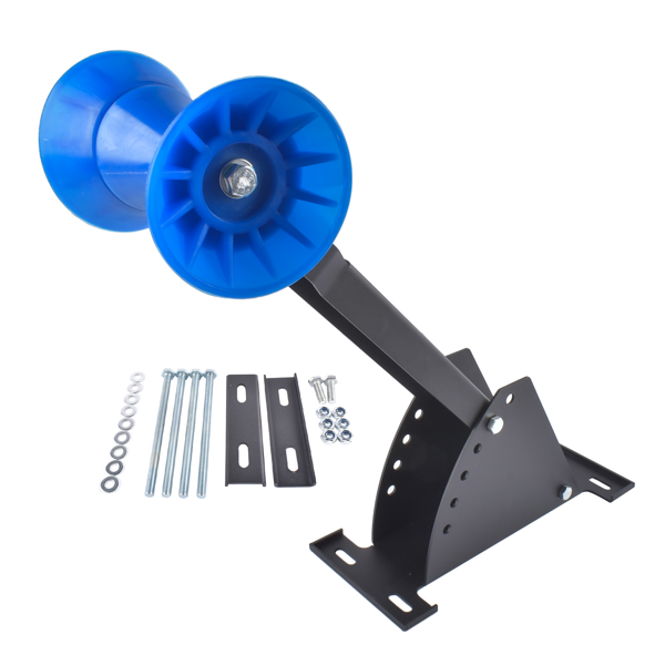 拖车挂接装置 Adjustable Boat Trailer Winch Stand with Blue Roller - Universal Winch Mount Post for 3" to 4" Wide x 4" High Trailer Tongues, Boat Trailer Winch Post/Winch Stand - Without Winch-4