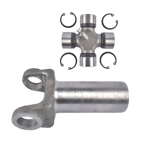 万向节套件 Transmission Slip Yoke 1310 Series w/ U Joint Kit Fit for GM Turbo 350 TH350 700R4 JEEP Cherokee Comanche Wrangler Base, SE, Island, Renegade & Sahara Grand Cherokee Steel-1
