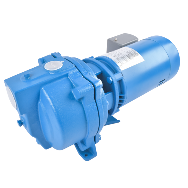 喷射泵 J5S 1/2 HP 115/230 V Cast Iron Shallow Water Well Jet Pump 3500 RPM Blue-9