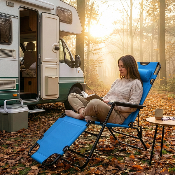 【同款编码：75407956】RHC-202便携式折叠两用加长版躺椅-34