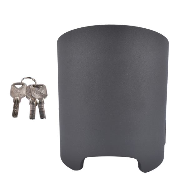 拖车锁 2-5/16-Inch Red Trailer Coupler Lock Heavy-Duty Carbon Steel w/ Weatherproof Shield-7