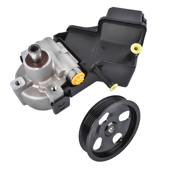 转向助力泵 Power Steering Pump Fit for Chevrolet Silverado GMC Sierra 2500 3500 HD V8 6.6L 2011-2015 with Reservoir and Pulley Aluminum 19209150 20-5000R 20953568-1