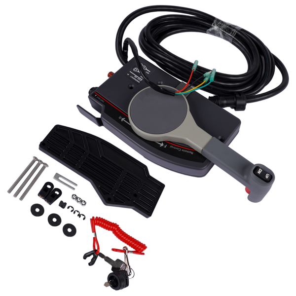 控制盒 Remote Control Box 703-48272-12 Fit for Yamaha Outboard 10 Pin Right Pull Throttle-9
