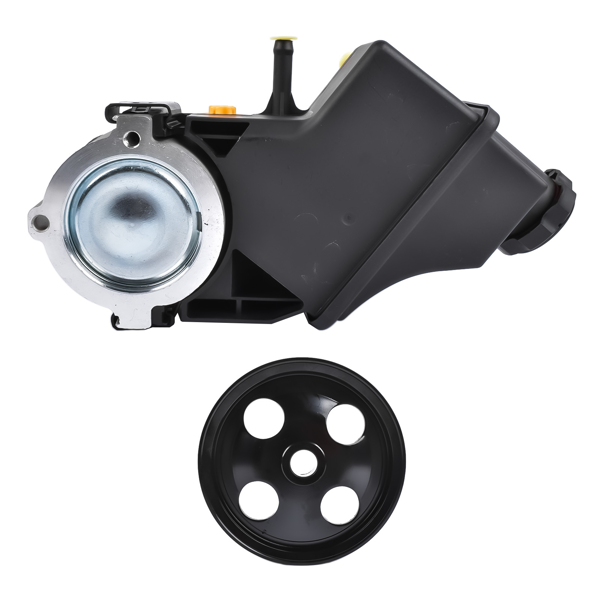 转向助力泵 Power Steering Pump Fit for Chevrolet Silverado GMC Sierra 2500 3500 HD V8 6.6L 2011-2015 with Reservoir and Pulley Aluminum 19209150 20-5000R 20953568-8
