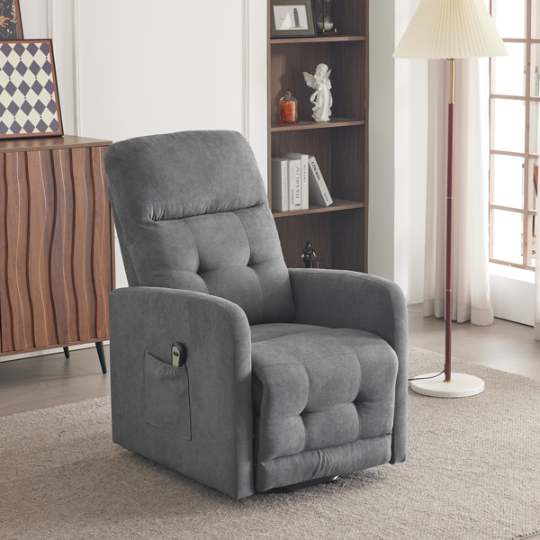 1pcs 深灰色 织物 电动升降老人椅 120kg 室内功能椅 英国-15