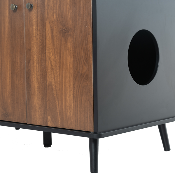 大型木质猫砂盆屋-15