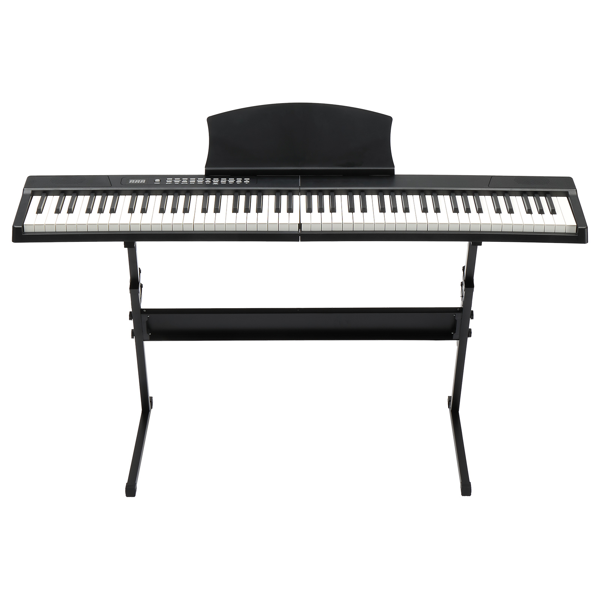 【AM不售卖】GPP-204/Y202 磁吸 88键半重锤键盘带蓝牙 便携式+Z型支架 黑色 电钢琴 美国-6