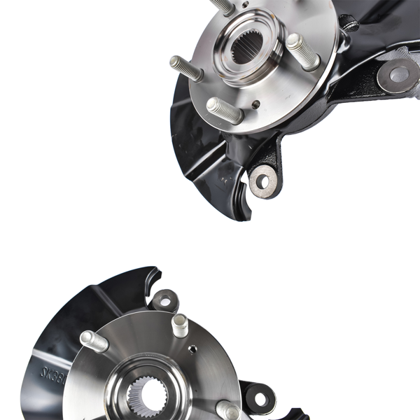 转向节总成 2PCS Front Left & Right Steering Knuckle & Wheel Hub Bearing Assembly Replacement for Honda Civic EX LX EX-L 2017-2020 51216-TET-H00 51211-TET-H00-9