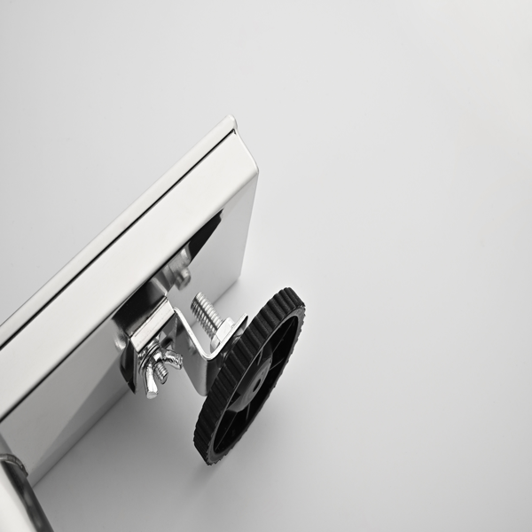 12英寸线性淋浴地漏，带二合一平面/嵌砖两用可拆卸盖板，304不锈钢材质，配毛发过滤网与调平脚，拉丝镍-10