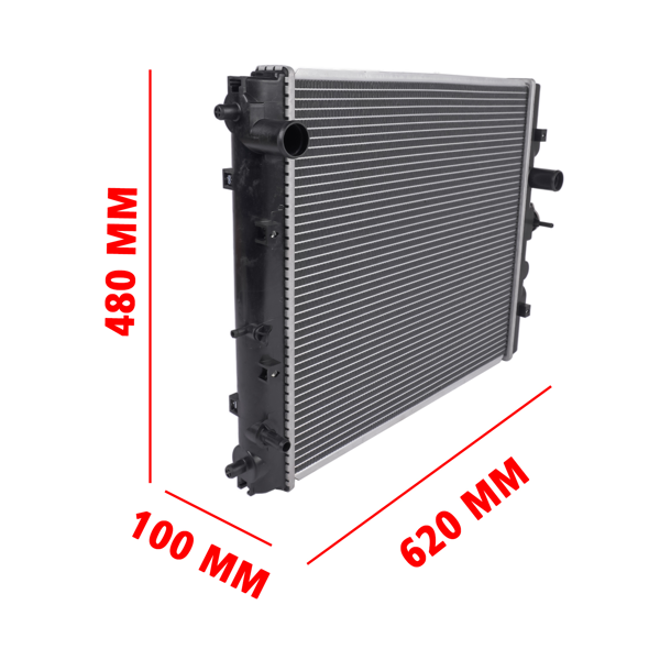 散热器 Radiator Aluminum Core Replacement for Kubota MX4700H MX4700DT MX5100H MX5100DT TC250-99600 TC250-99602-5