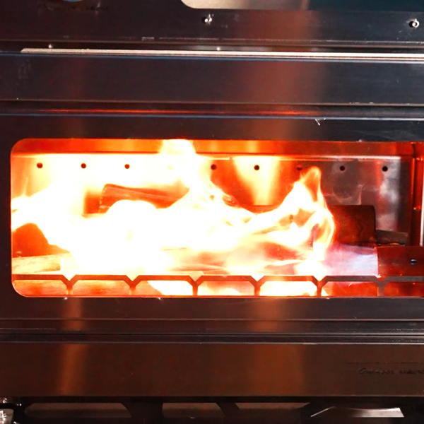 带烤箱和支架的木柴燃烧炉 - 露营帐篷用炉具，带有烟囱管的不锈钢保温帐篷炉，适用于户外烹饪、远足使用-8