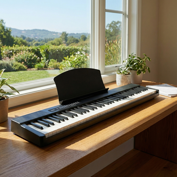 【AM不售卖】GPP-204/Y202 磁吸 88键半重锤键盘带蓝牙 便携式 黑色 电钢琴 美国-16