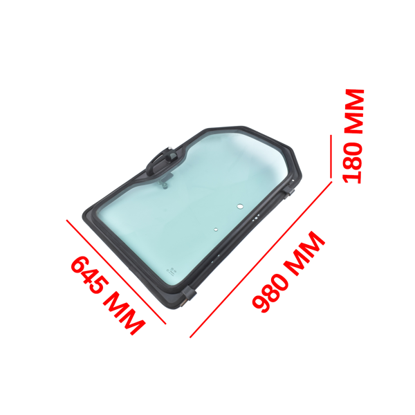 挡风玻璃 Door Frame & Window Assembly 7351555 with 6729284 Cab Glass & 6678091 Gas Spring Replacement for Bobcat Skid Steer Loader S70-9