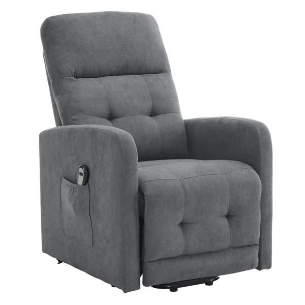 1pcs 深灰色 织物 电动升降老人椅 120kg 室内功能椅 英国-11