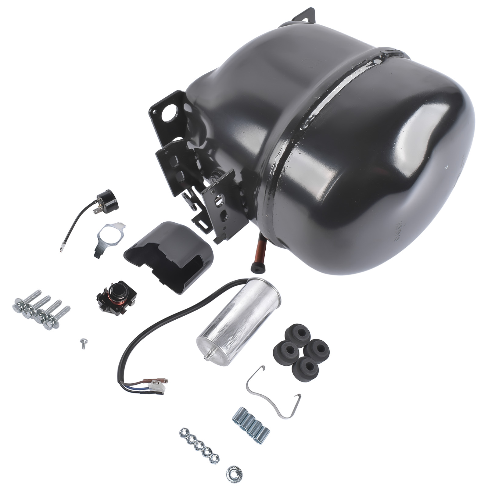R-134A Refrigeration Compressor 220-240 Voltage 50Hz 1-Phase 1/2HP for Refrigeration Equipment AE4450Y-AA1A view 4