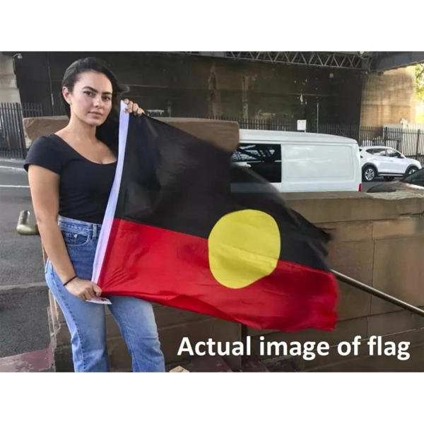 2件 原住民旗帜 150x90 厘米 铜质扣环 澳大利亚原住民户外旗帜-6