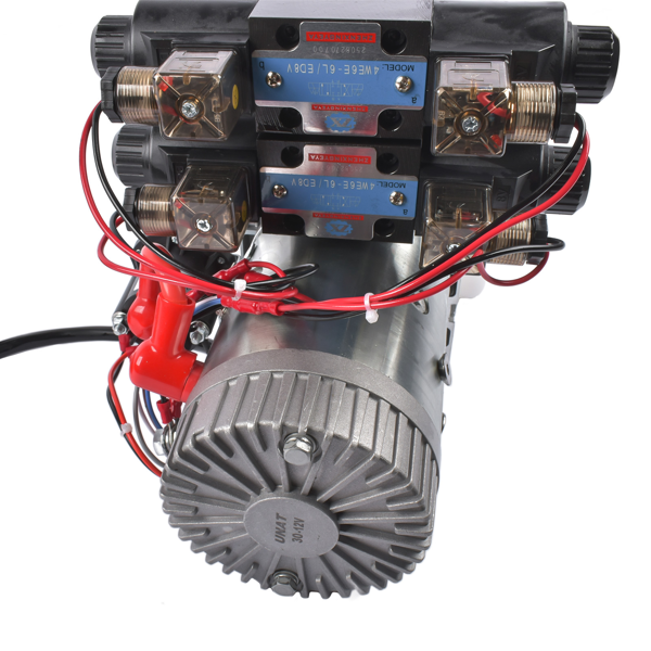 液压泵 Hydraulic Power Unit 8 Quart Double-Acting Hydraulic Pump 12V DC 1.6KW 3200 PSI for Dump Trailer, Car Lifts-9