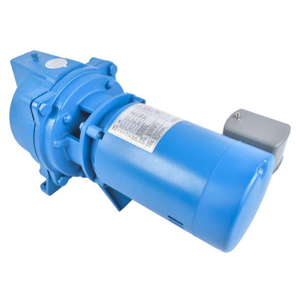 喷射泵 J5S 1/2 HP 115/230 V Cast Iron Shallow Water Well Jet Pump 3500 RPM Blue-6