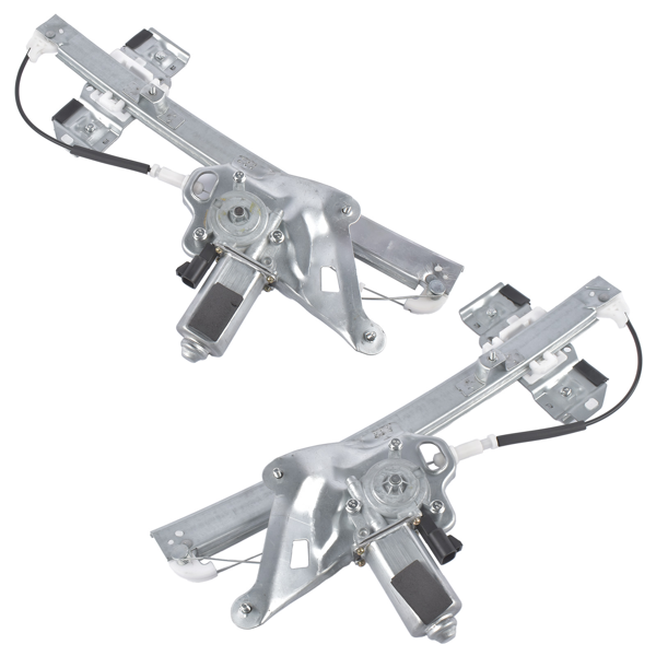 玻璃升降器 Set of 2 Window Regulator Front Left and Right wih Motor Fit For Buick LeSabre Sedan Custom Limited V6 3. 8L 2000-2005 Bolt On Metal/Plastic 15231241 741-762 15231240 741-761-5